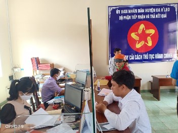 Bộ phận một cửa huyện Ea H’Leo tạm dừng giao dịch thủ tục hành chính mức độ 1, mức độ 2 từ ngày 01/4/2020 đến hết ngày 15/4/2020