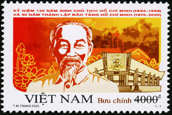 Phát hành đặc biệt bộ tem Kỷ niệm 130 năm sinh Chủ tịch Hồ Chí Minh