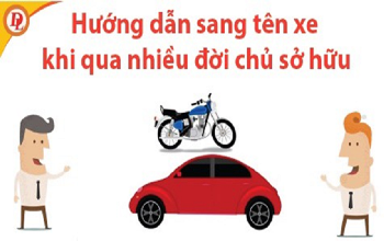 Thông báo giải quyết đăng ký, sang tên đối với xe đã chuyển quyền sở hữu qua nhiều người nhưng thiếu hoặc không có giấy tờ chuyển quyền sở hữu