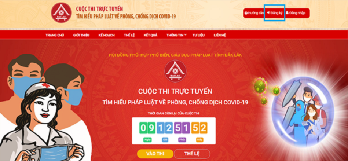 Cuộc thi trực tuyến “Tìm hiểu pháp luật về phòng, chống dịch bệnh COVID-19”