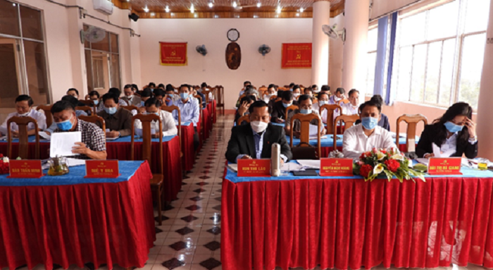 Huyen uy tong ket cong tac xay dung dang nam 2021 2