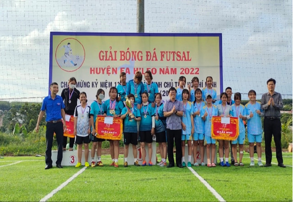 Giải bóng đá Futsal nam, nữ trong chương trình Đại hội TDTT huyện Ea H’Leo lần thứ VII năm 2021