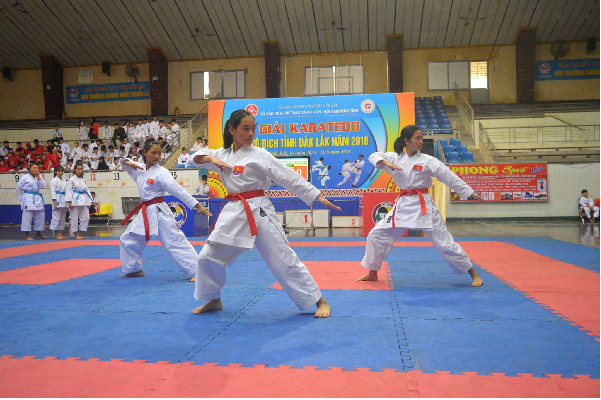 Huyện Ea H’Leo đăng cai giải vô địch Karatedo Đại hội TDTT