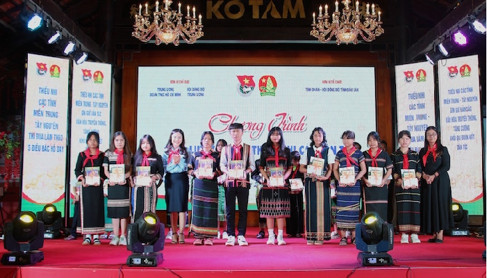 Thiếu nhi huyện Ea H’Leo tham gia Ngày hội văn hoá thiếu nhi các dân tộc khu vực miền Trung - Tây Nguyên