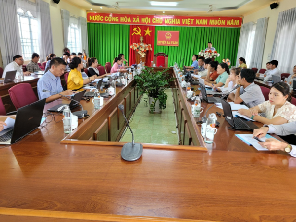 Huyện Ea H’Leo tập huấn sử dụng Hệ thống thông tin báo cáo tỉnh Đắk Lắk