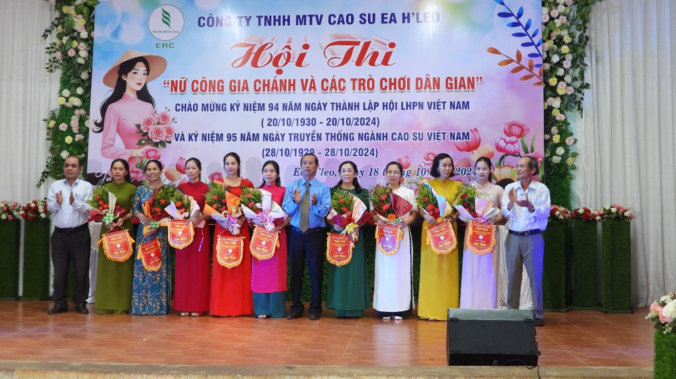 Công đoàn công ty TNHH MTV Cao su Ea H’Leo phối hợp với Đoàn Thanh niên tổ chức Hội thi “Nữ công gia chánh và các trò chơi dân gian”
