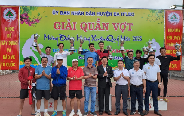 Giải quần vợt mừng Đảng, mừng Xuân Quý Mão năm 2023