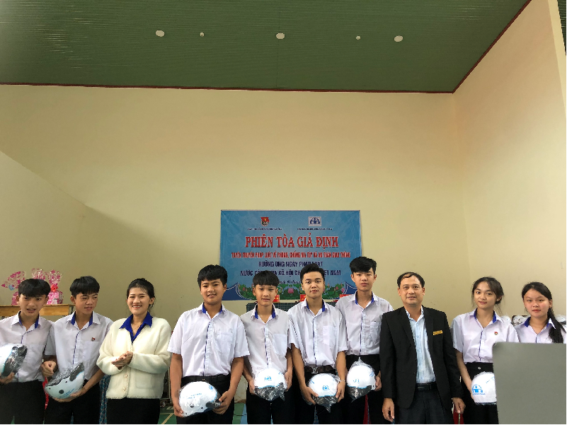 Phiên tòa giả định tuyên truyền pháp luật về phòng chống ma túy và an toàn giao thông