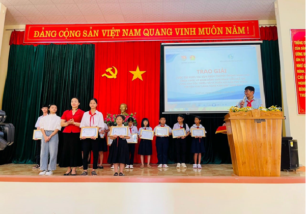Chương trình trao giải Cuộc thi sáng tác sản phẩm truyền thông nâng cao nhận thức về bình đẳng giới dành cho trẻ em vùng dân tộc thiểu số và miền núi năm 2023