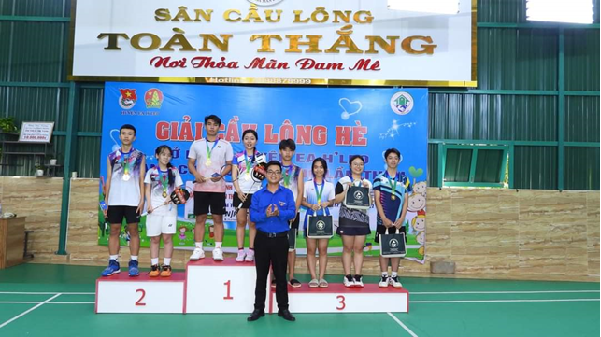 Giải cầu lông thanh thiếu niên huyện Ea H’Leo năm 2023