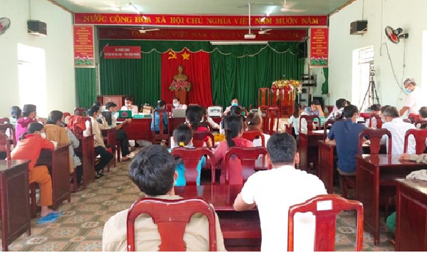 Tổng dư nợ phòng giao dịch Ngân hàng chính sách xã hội huyện Ea H’leo đến ngày 28/8 đạt gần 433 tỷ đồng
