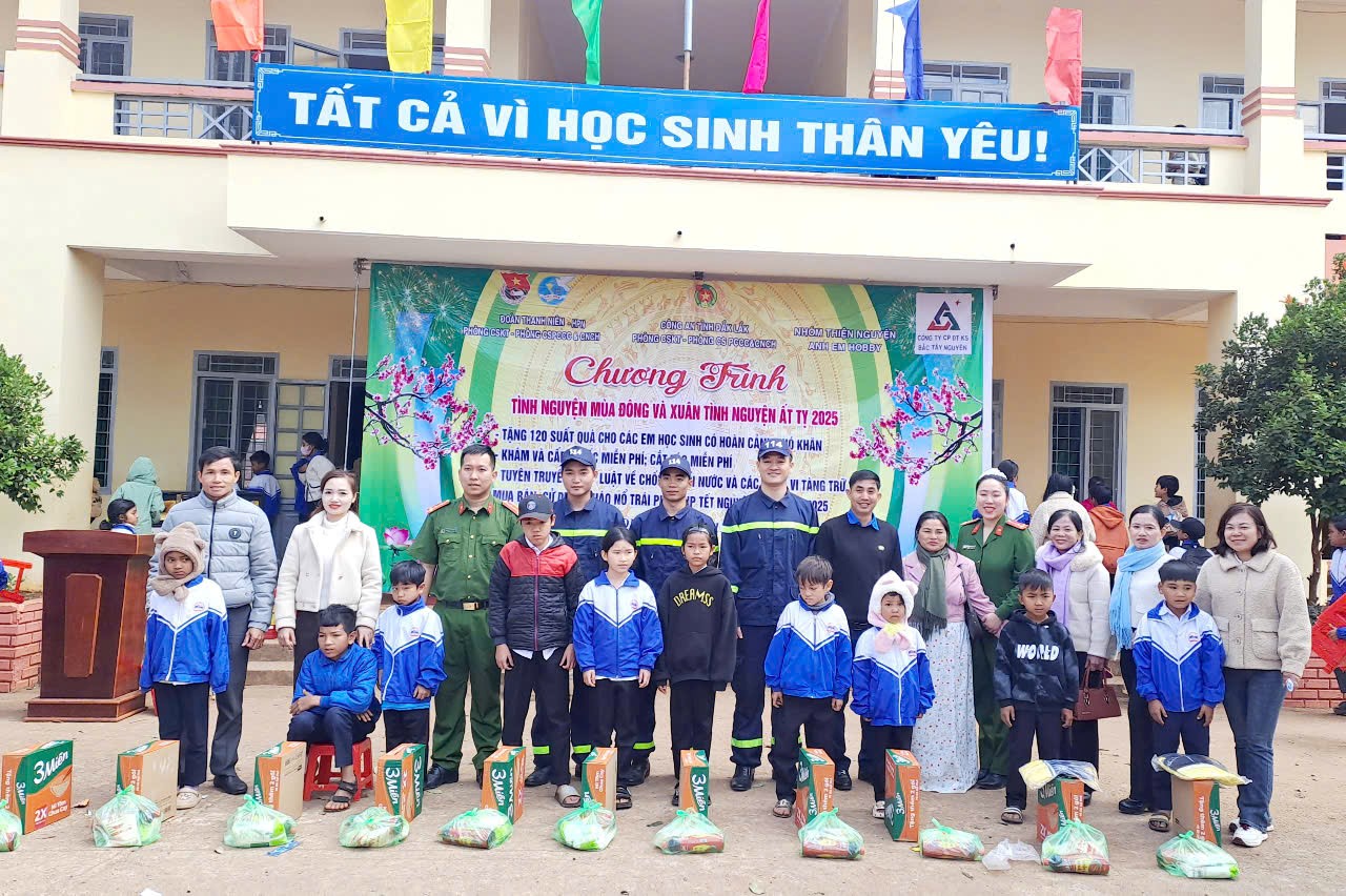 Chương trình “Tình nguyện mùa đông và xuân tình nguyện Ất Tỵ năm 2025”
