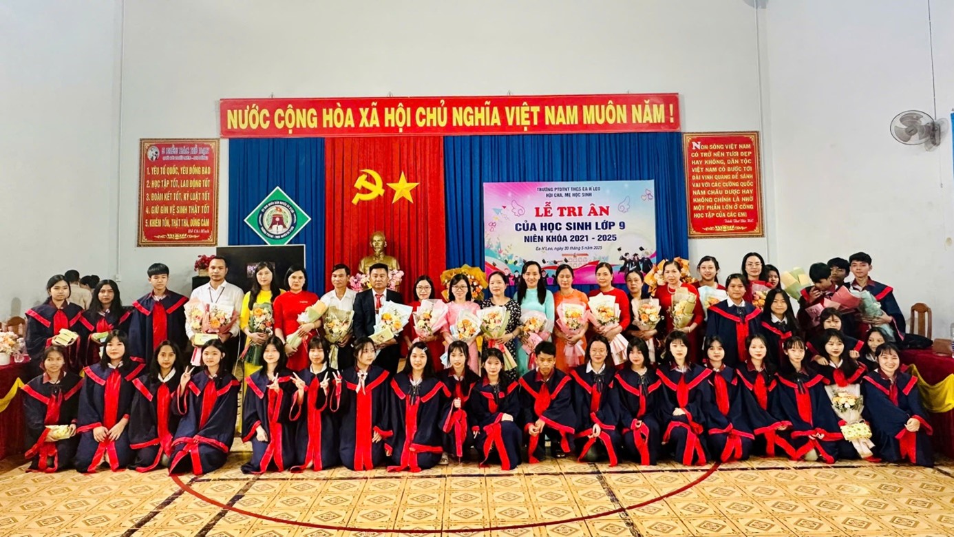 Trường phổ thông Dân tộc nội trú Trung học cơ sơ huyện Ea H’Leo tổng kết năm học 2024 – 2025